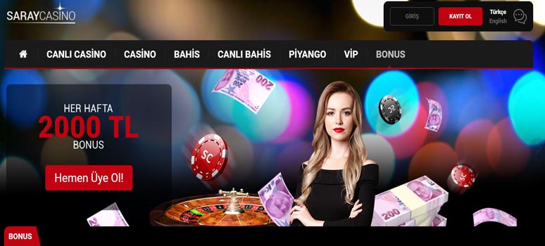 saray casino bonus