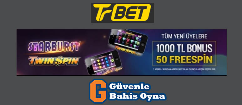 Trbet 1000 TL Bonus 50 Free Spin