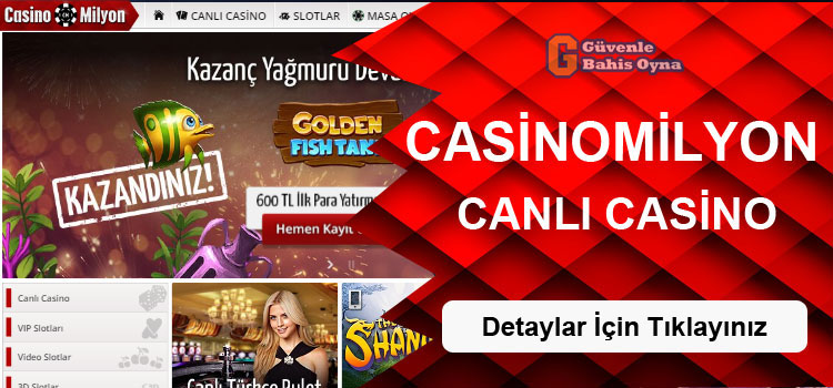 Casinomilyon Canlı Casino