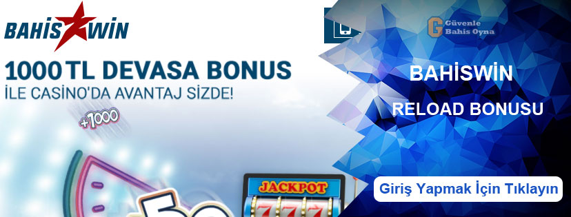 Bahiswin Haftalık Netent casino Reload Bonusu 1000 TL