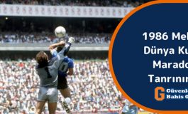 1986 Meksika Dünya Kupası - Maradona Tanrının Eli
